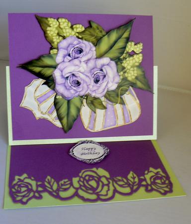 3D Decoupage Roses Arrangement by Audrey Wilson