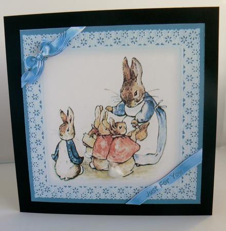 Ribbons and Lace - Peter Rabbit by Audrey Wilson