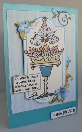 Stella and Her Birthday Diet Quick Card by Audrey Wilson