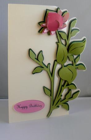 Fancy Floral Edge Card 2 by Audrey Wilson