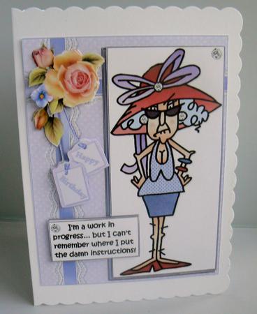 Stella is a Work in Progress Quick Card by Audrey Wilson