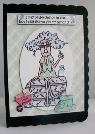 Stella Likes to Get Her Hands Dirty Quick Card by Audrey Wilson