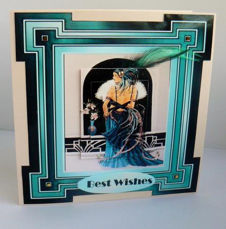 8 in Art Deco Pyramid Topper by Audrey Wilson