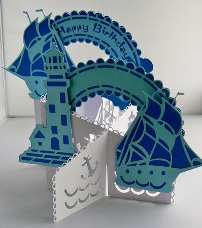 3D Cascade All at Sea by Audrey Wilson