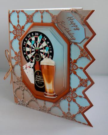 Boys Night Zig Zag Border Mini Kit by Audrey Wilson