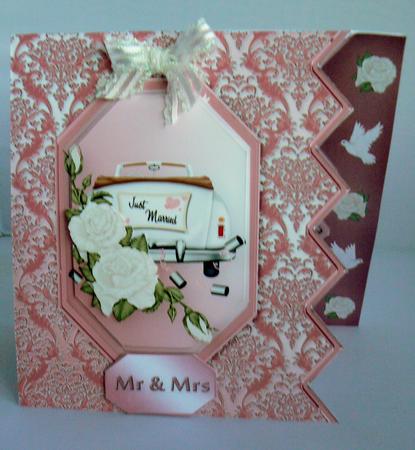 White Wedding Zig Zag Border Mini Kit by Audrey Wilson