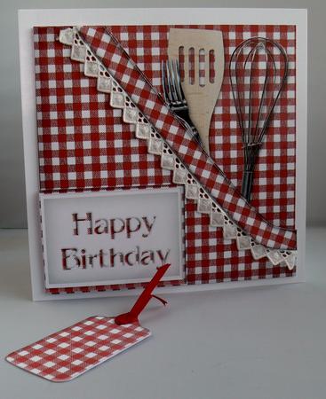 Red Gingham Pocket Mini Kit by Audrey Wilson