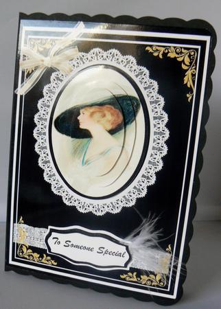 Lovely Vintage Lady . ( Pyramid ) by Audrey Wilson