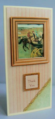 At the Races Age Card by Audrey Wilson