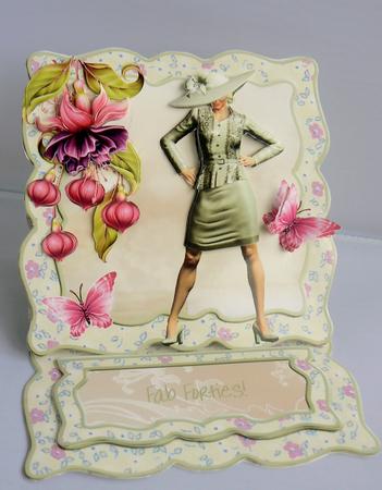 Fab Forties Easel Card Kit by Audrey Wilson