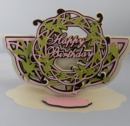 Happy Birthday Easel Card  by Audrey Wilson