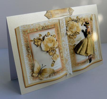 Golden Girl Book Style Topper Kit by Audrey Wilson