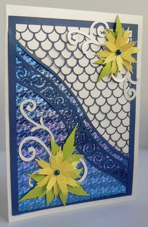 Lacy Mat With Flowers And Flourishes Topper 2  by Audrey Wilson