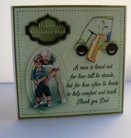 A Verse for the Golfing Dad by Audrey Wilson