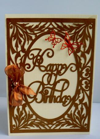 Happy Birthday Card Template B by Audrey Wilson