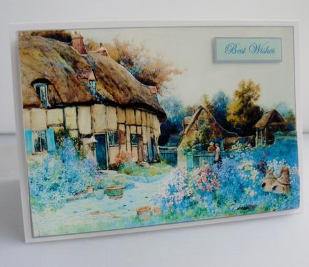 Cottage Garden Easy Cut Decoupage Mini Kit by Audrey Wilson