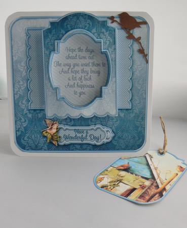 Vintage Birds on the Garden Shed Pocket Card Mini Kit by Audrey Wilson