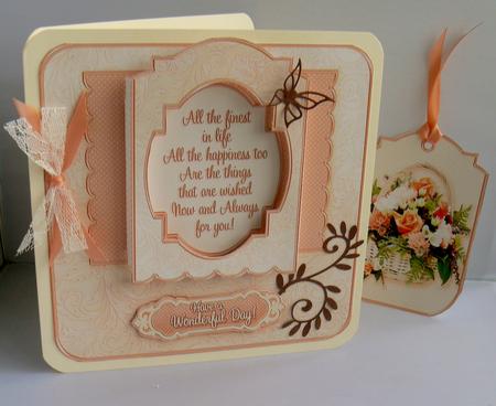 Basket of Flowers Pocket Card Mini Kit by Audrey Wilson