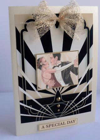 Art Deco Type Background by Audrey Wilson