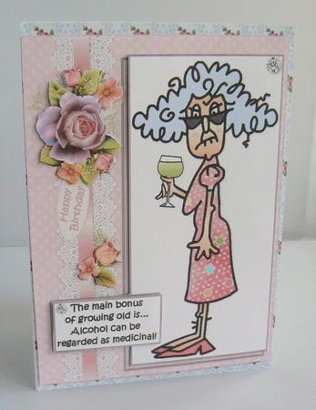 Stella the Benefits of Growing Older Quick Card by Audrey Wilson