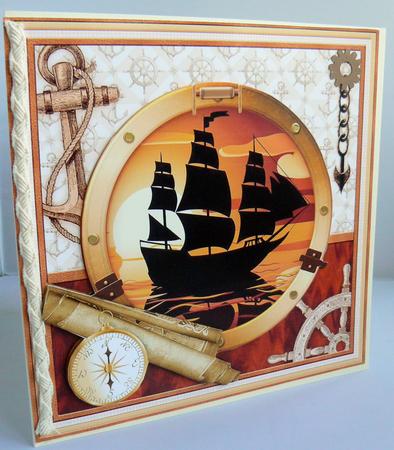 Vintage Ship You Float My Boat Mini Kit & Decoupage by Audrey Wilson