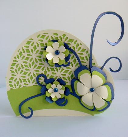 Cloche Hat Card by Audrey Wilson