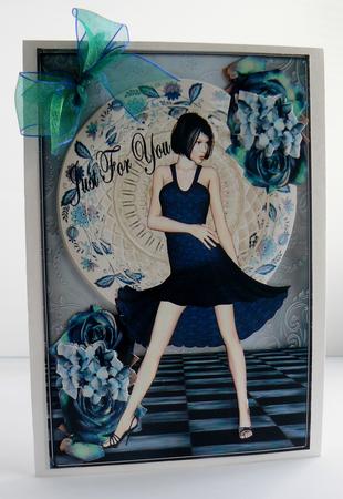 Lady in Delfts Bleu by Audrey Wilson