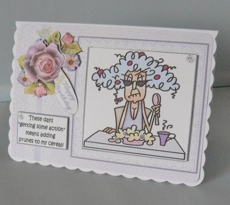 Stella is Getting Some Action Quick Card by Audrey Wilson