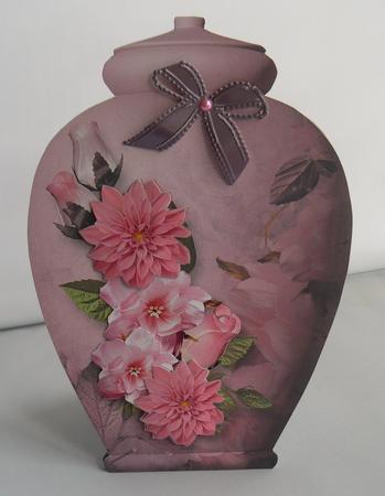 Pretty Pots Card Mini Kit - Pink Posy by Audrey Wilson