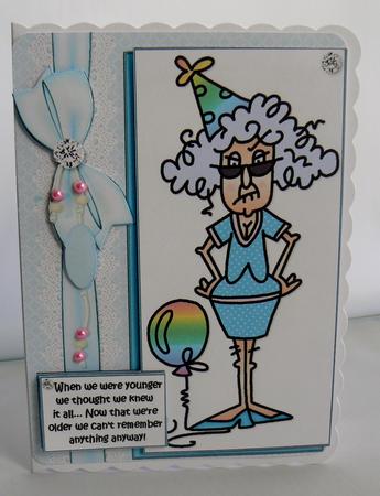 Stella Knew It All Quick Card by Audrey Wilson