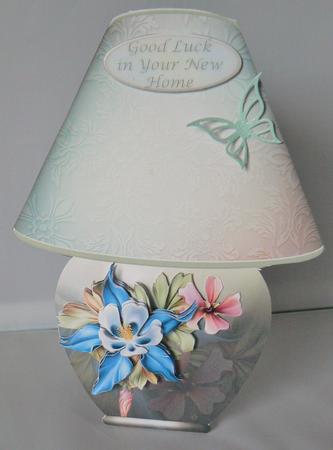 Table Lamp Card Mini Kit - Forest Flowers by Audrey Wilson