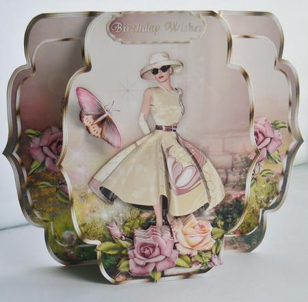 A Forest Flower - Quick & Easy Pop-out Card Mini-kit by Audrey Wilson