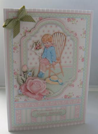 Roses for You Vintage Card Topper & Decoupage by Audrey Wilson