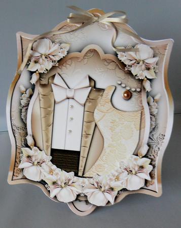 Cream Wedding Invitation by Audrey Wilson