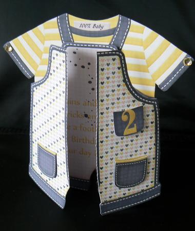 New Baby Romper Birthday Boy 9 by Audrey Wilson
