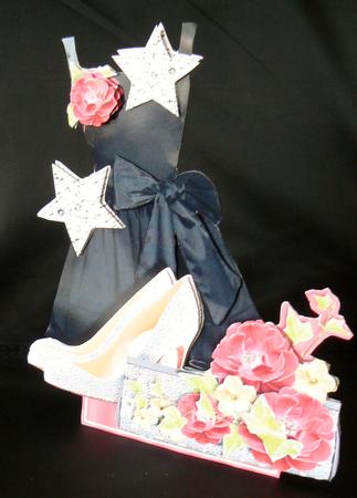 Flowers & Things Shaped Card Kit - Night Time Sparkle by Audrey Wilson