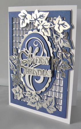 Ivy, Merry Christmas Card  by Audrey Wilson