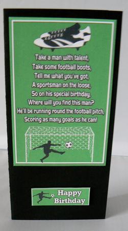 Football and Rugby Verse Toppers by Audrey Wilson