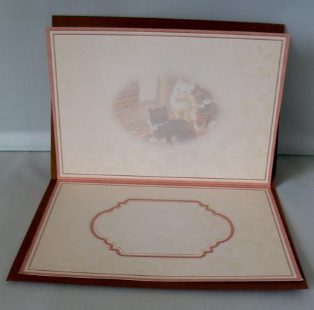 Insert for Vintage Kittens by the Fireside by Audrey Wilson