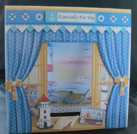Sea View Window Aperture 8x8 Mini Kit by Audrey Wilson