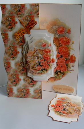 Dahlia Garden No Hole Fold Back Mini Kit by Audrey Wilson