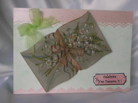Lily of the Valley Wavy Edge Book Side Stacker by Audrey Wilson