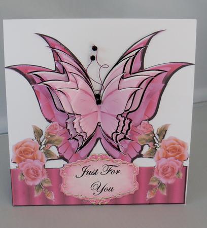 Butterfly Layered Card Mini Kit 5 by Audrey Wilson