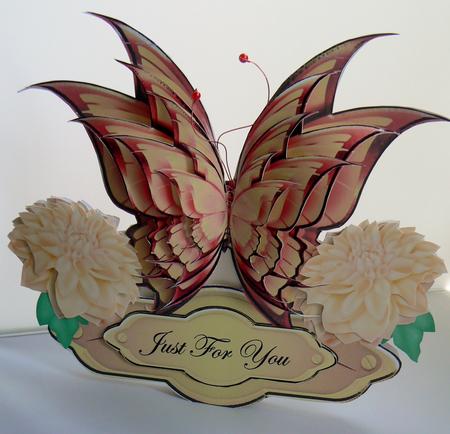 Butterfly Layered Card Mini Kit 3 by Audrey Wilson