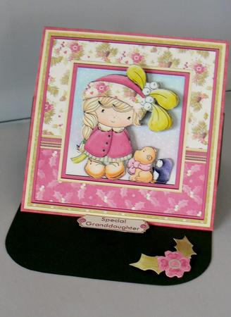 Izzy's Mistletoe Kisses 7x7 Mini Kit & Decoupage by Audrey Wilson