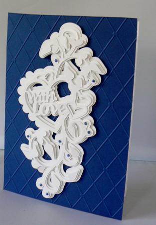 With Love Heart Topper by Audrey Wilson