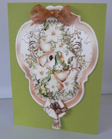 Christmas Card with Tassel by Audrey Wilson