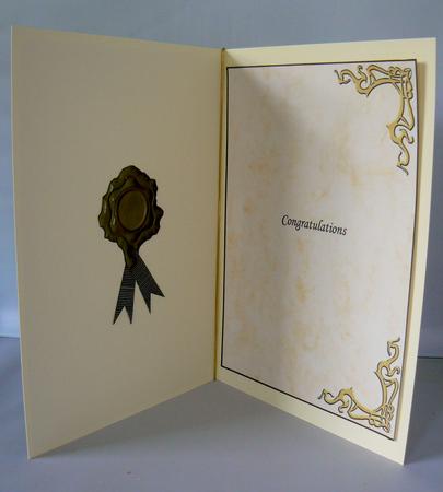 Professions Congratulations Insert by Audrey Wilson