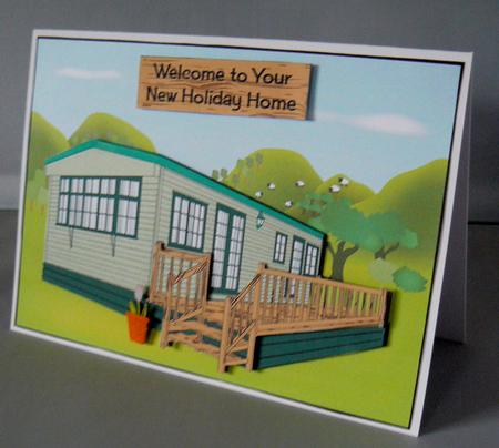 Static Caravan Decoupage by Audrey Wilson