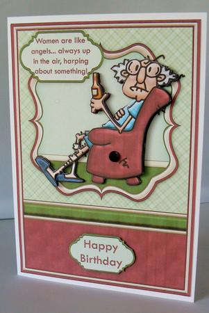 Women Are Like Angels Topper & Decoupage Insert Available by Audrey Wilson